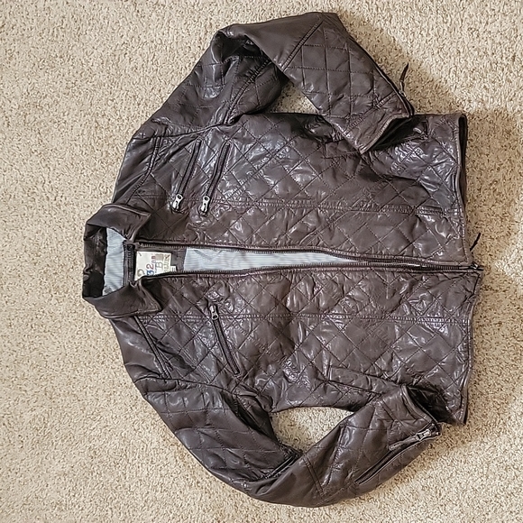 32 Bar Blues Leather Jacket - Picture 1 of 8